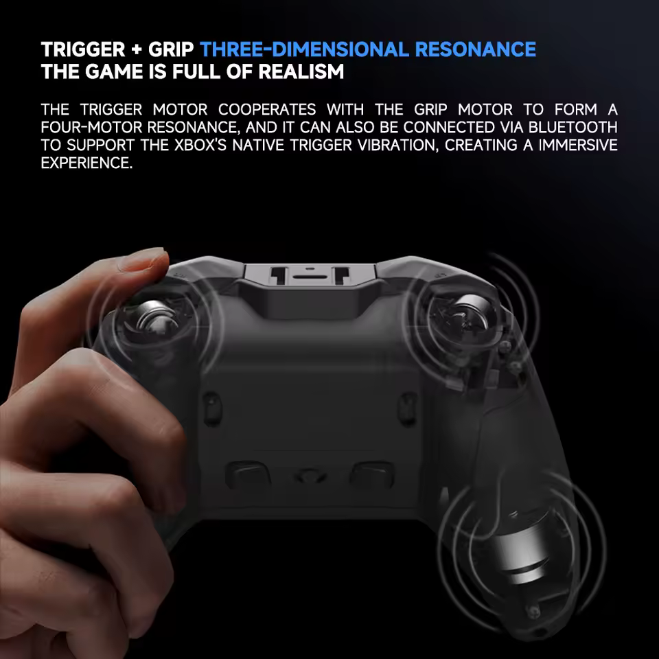 Nuevo controlador de juegos Flydigi Vader 4 Pro, soporte Tirgger conmutable en fuerza, con balancín Hall para PC/NS/móvil/TV Box, PC Gamer