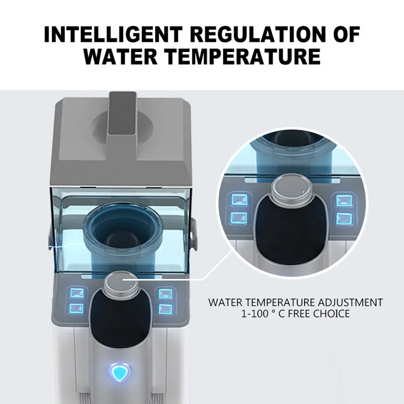 가정용 직접 식수 주전자 설치가 필요 없는 조리대 정수기 3초 동안 끓는 물을 연화시킵니다.