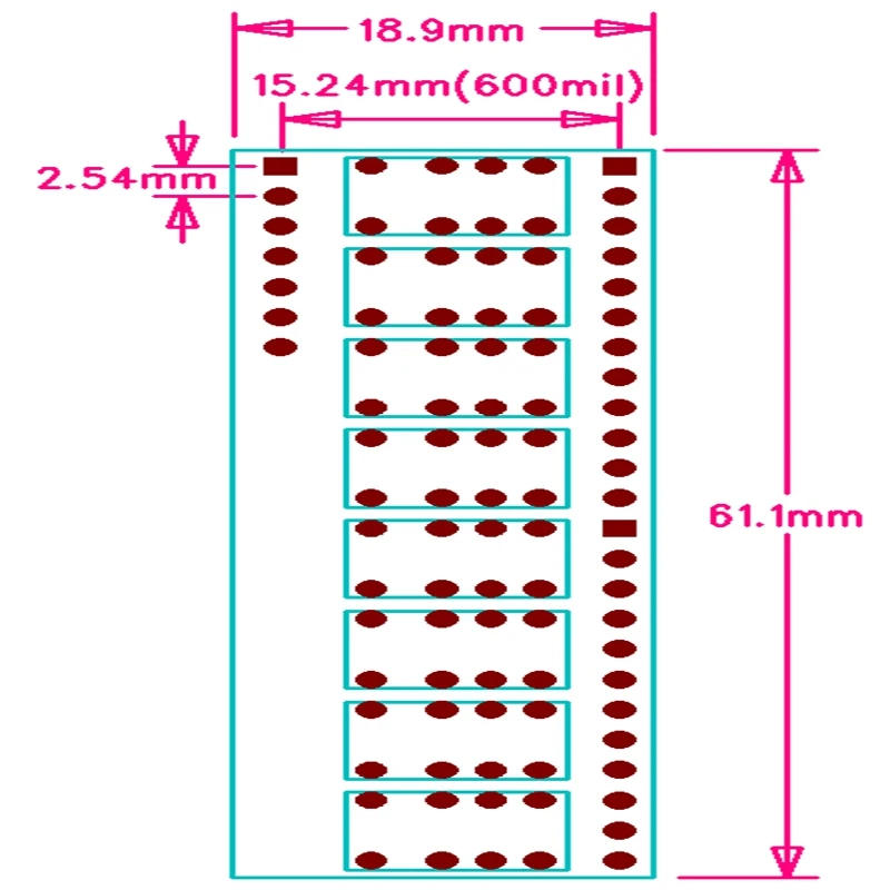 Relay Module with 8 Channels, Three IO Drives, Cascading, Small Volume, Signal Switching, 74HC595