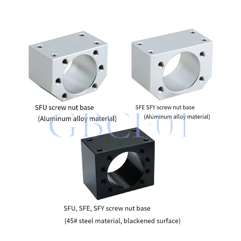 SFU1204 DSG16H DSG1616 DSG1620 DSG2004 Ball Screw Nut Housing Mounting Bracket for Rm/SFU1204 1604 1605 1610 2004 2005 CNC
