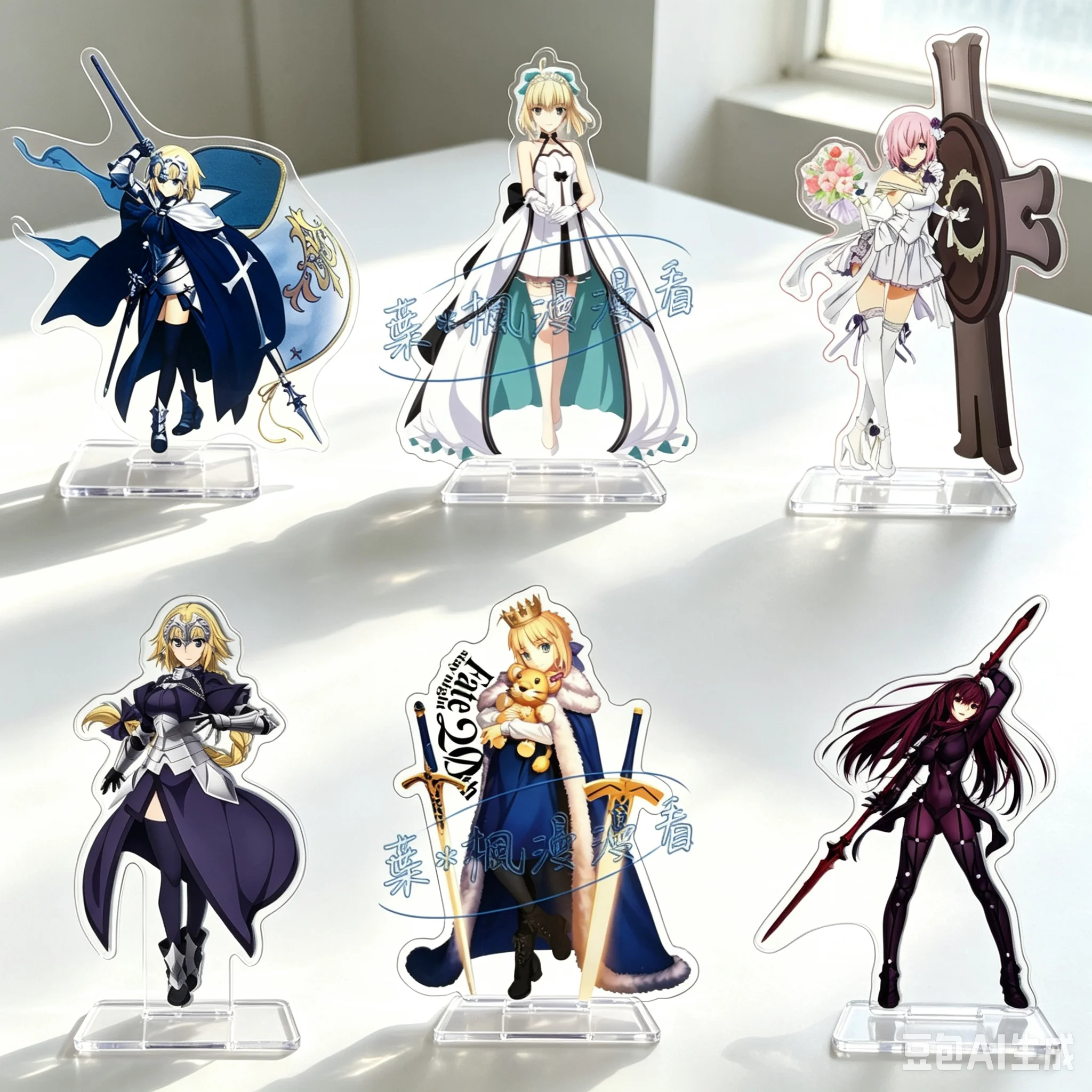 15cm Anime Fate/Grand Order Acrylic Figure Stand Model Plate Figure Desktop Ornament Cartoon Character Holiday Gifts Keychains