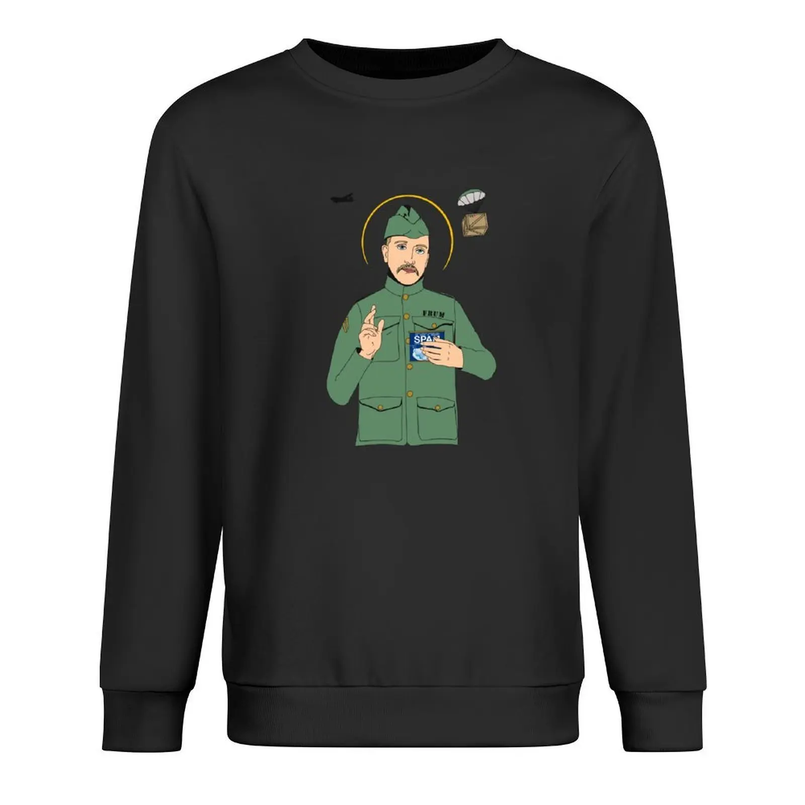 

John Frum Saves Pullover mens clothes men's winter sweater men's sweat-shirt set tracksuit men sweatshirt men