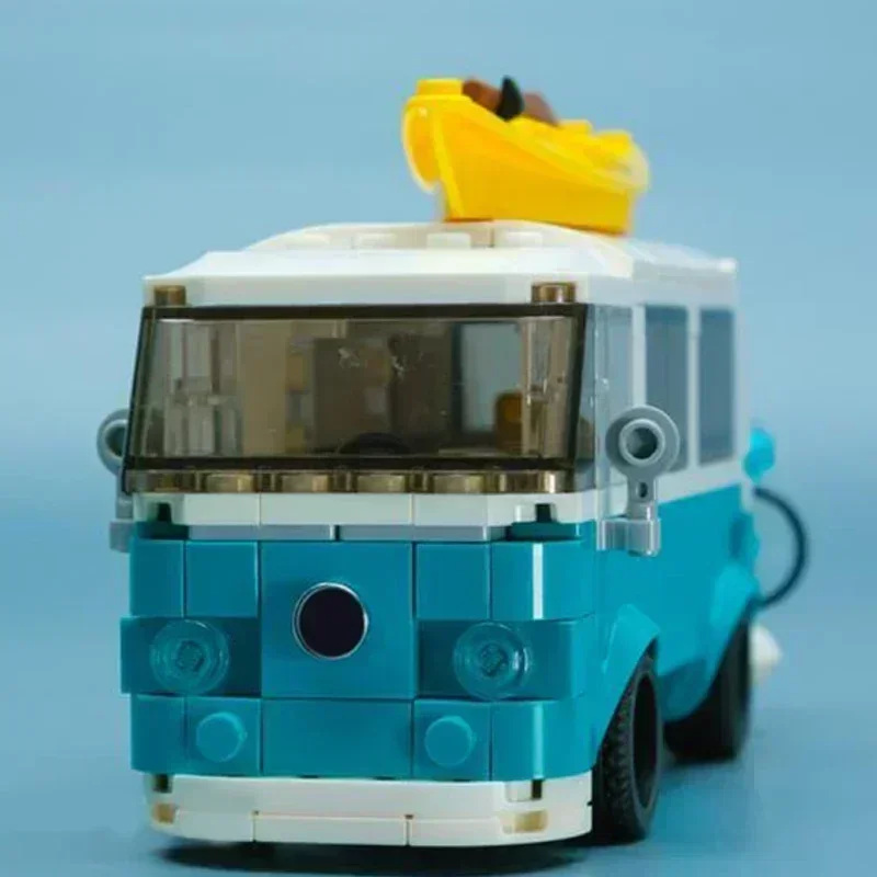 

Moc Building Bricks Classic City Car Model Field T2 Camper Van Technology Modular Blocks Gifts Christmas Toys DIY Sets Assembly