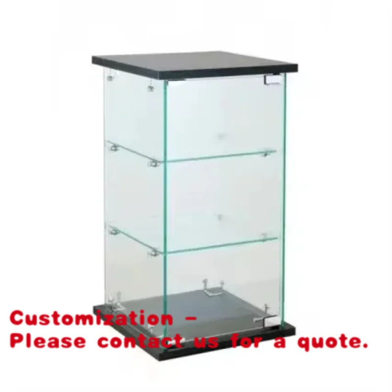 

custom.KEWAY Витрина из стекла безрамная квадратная для полной демонстрации товаров