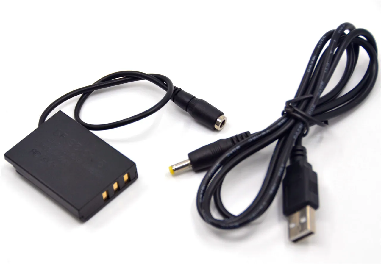 USB Cable + NP 95 Dummy Battery CP-95 Power Adapter Supply for Fujifilm F30 F31FD X100 X-S1 Real 3D W1 X70 X100T
