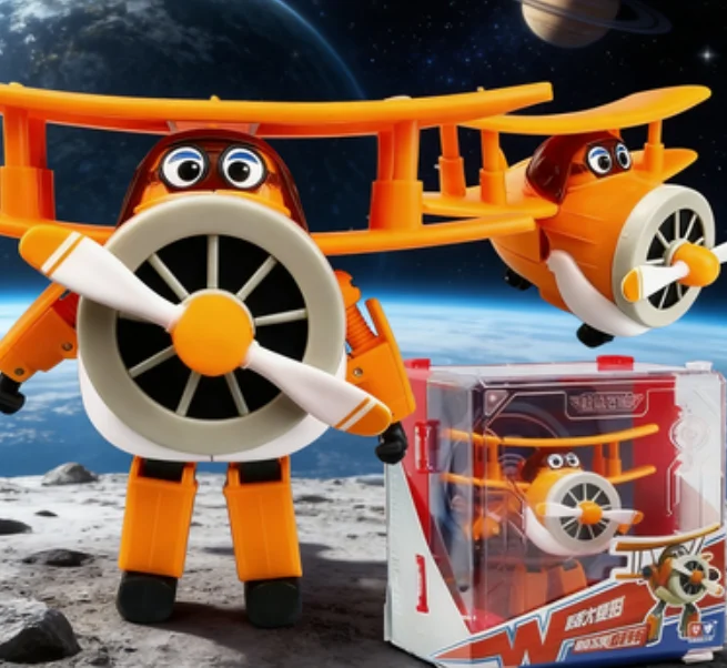 

Super Wings Large Transforming Robot, Jett Grand Albert Dizzy Classic Figures, Hot Kids Action Figure Kids Premium hot Gift Box