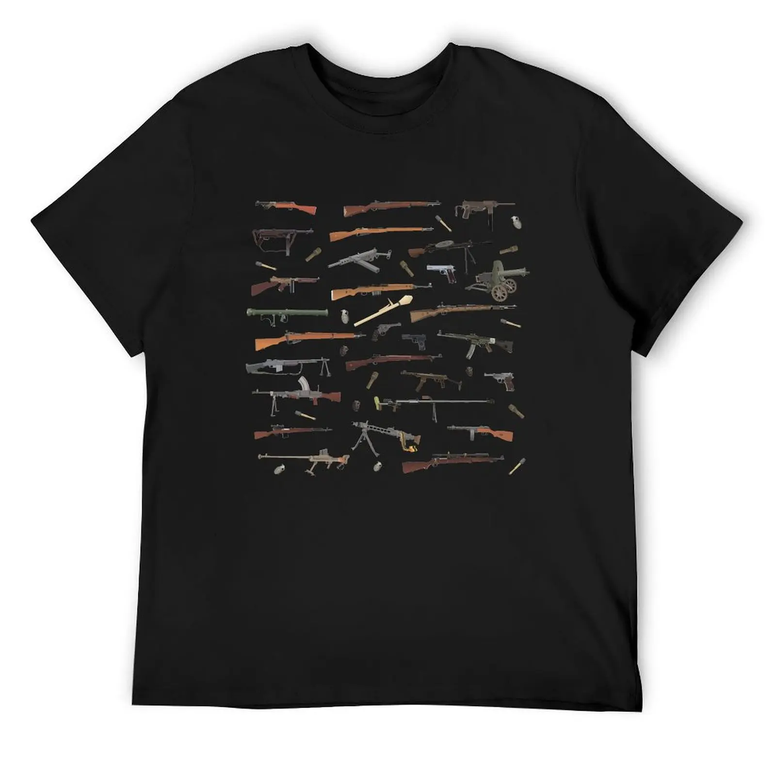 

WW2 Weapons Pattern T-Shirt anime t shirts anime stuff vintage anime shirt essential t shirt sweat shirts, men