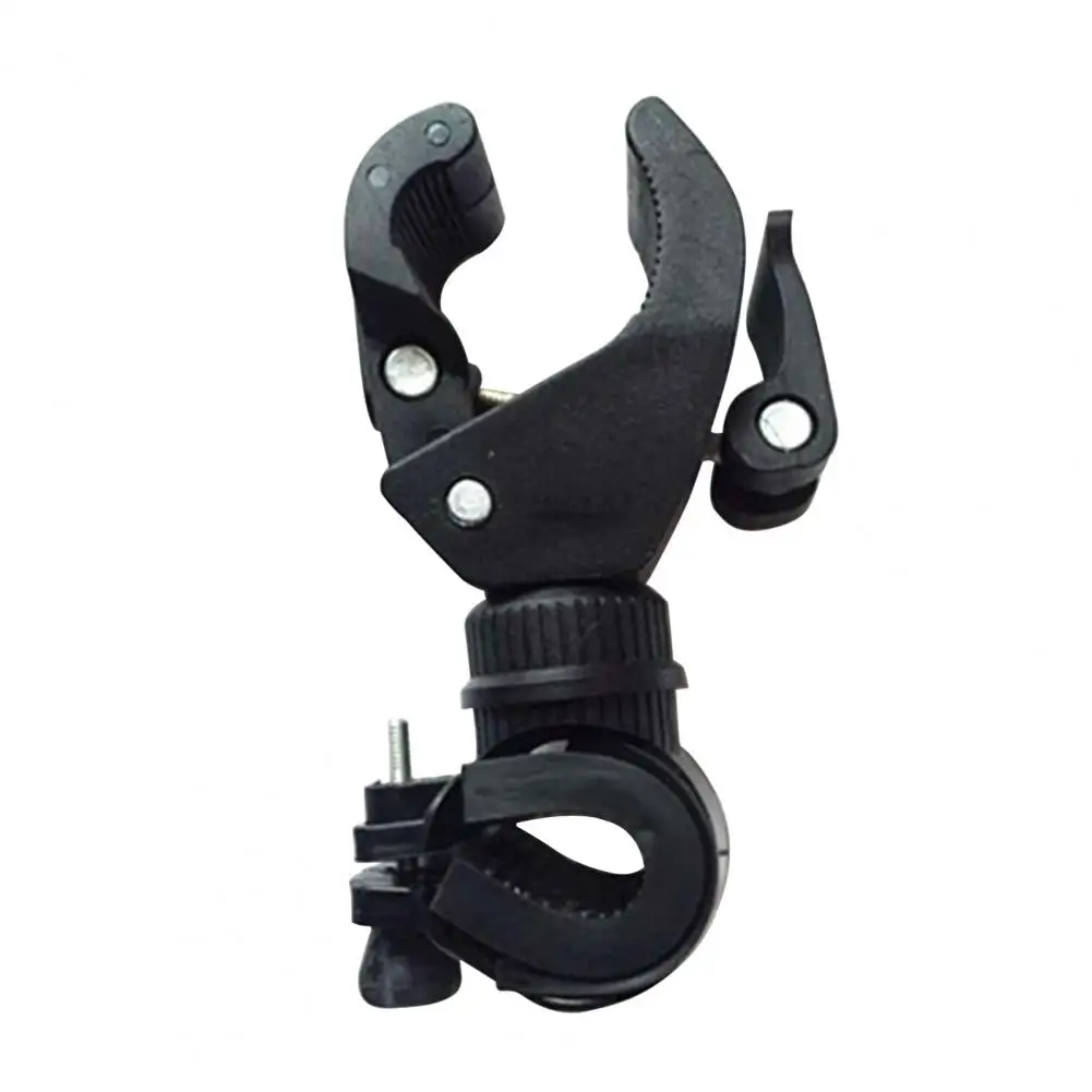 Useful Bike Lamp Holder  Clip Firmly Good Toughness Bicycle Light Bracket  Corrosion Resistant Bike Lamp Holder