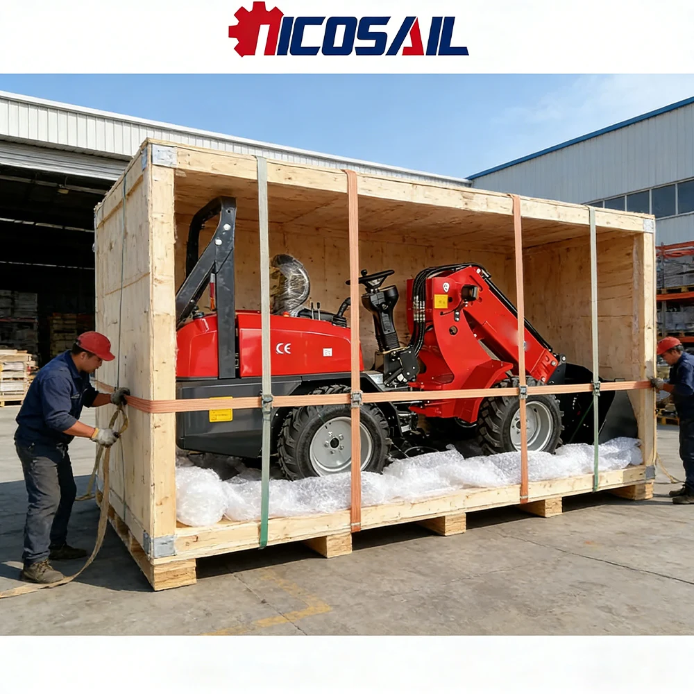

Мини-телескопический погрузчик Nicosail KZL918, 2100 кг, Euro 5, сертифицирован CE, 4WD, компактный телескопический погрузчик для сельского хозяйства и строительства