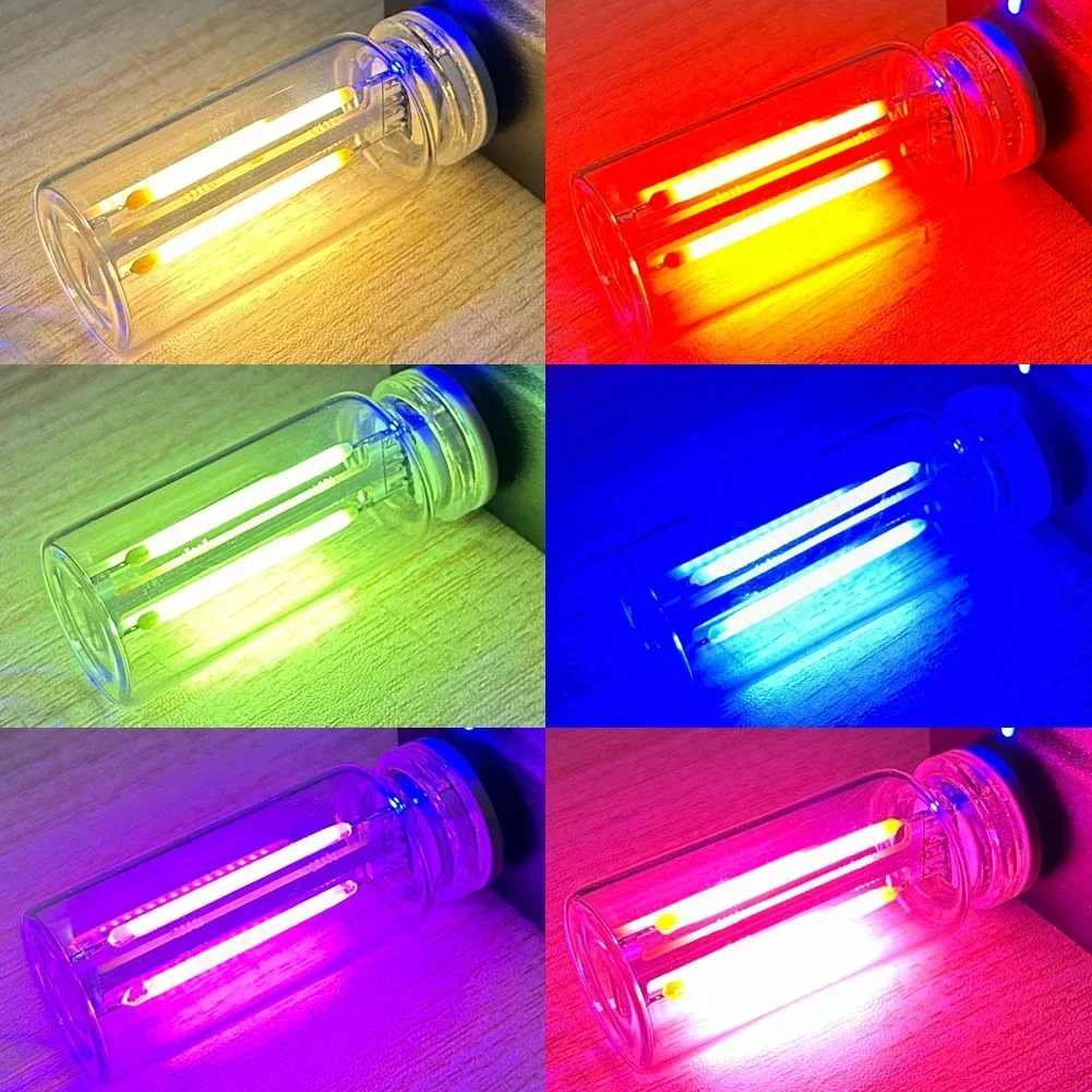 Car 5V Night Light LED Filament Lamp Portable Lighting Plug Play USB Lamp Decorative Atmosphere Lamps for Environmentled Lights