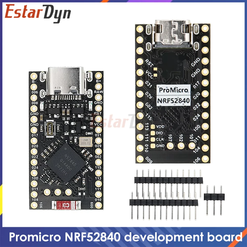 NRF52840 Development Board Compatible With Nice!Nano V2.0 Bluetooth Charging Management Pro Micro NRF52840
