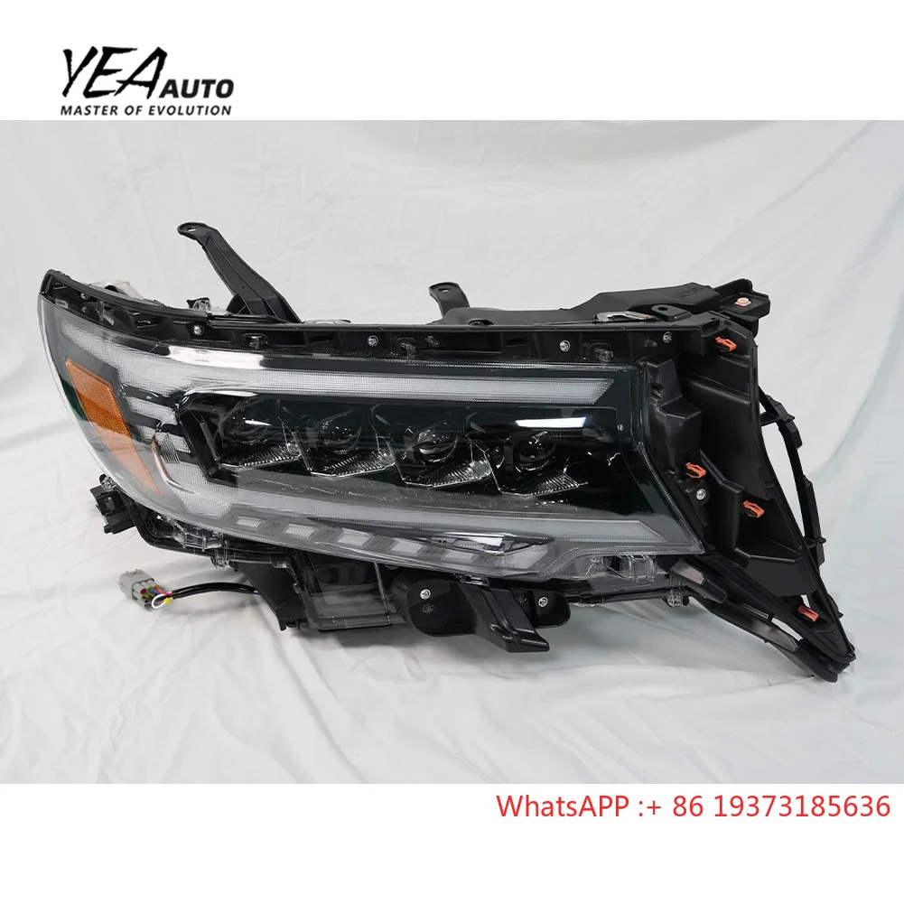 Upgrade 4 Eyes Head Light Led Headlight Headlights Head Lamp for Toyota Land Cruiser Prado Fj150 Lc150 2018 + Fj 150 Headlamp