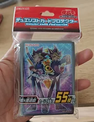 55Pcs Yugioh KONAMI Duel Monsters Yugi Aibo Atem Collection Official Sealed Duelist Card Protector Sleeves