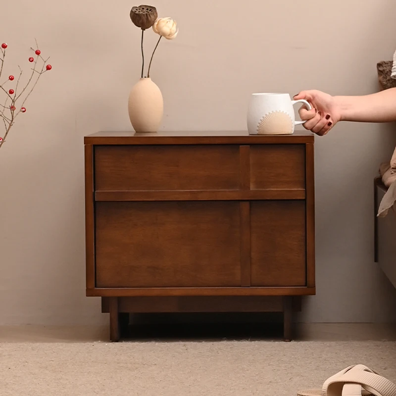 

Mid Century Modern Nightstand Luxury Design Drawers Storage Nightstand Organizer Vintage Mesitas De Noche Bedroom Furniture