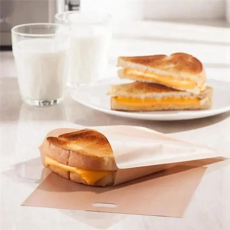 15 Pack Sandwiches Non-Stick Toaster Bags For Grilled Cheese For Sandwiches, Chicken, Nuggets-AT64