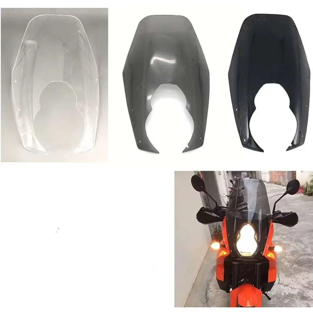 Motorcycle Windshield Windscreen Front Wind Deflector Airflow Fit KTM 950 990 S/R Adventure 2004-2013 2005 2006 2007 2008