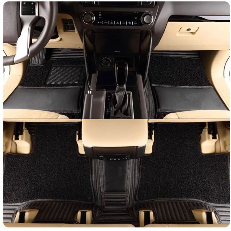 

Специальные автомобильные коврики на заказ для Lexus LX 500 500d 2025-2022, 5-местные водонепроницаемые коврики, двухслойные ковры для LX500d 2023