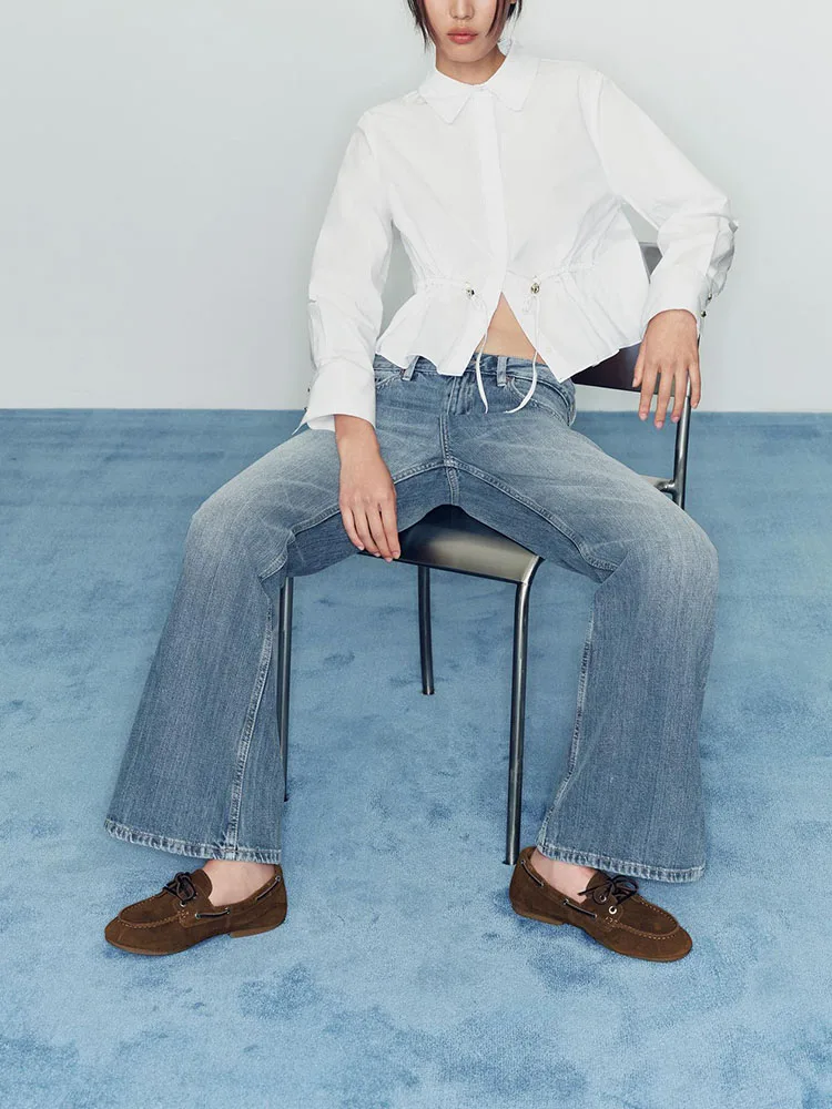 2025년 가을 신상 여성 롱 스커트 V넥 타이드 자수 라인 엘레강트 실크 패셔너블 전통...