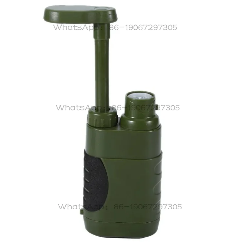 5000l-water-purifier-pump-with-carbon-fiber-4-filter-stages-portable-outdoor-emergency-and-survival-gear