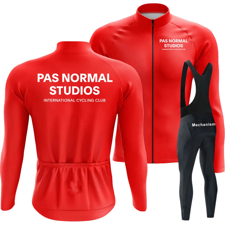 

PNS Men's Cycling Jersey Set Long Sleeve Breathable Bicycle Clothing Summer Cycle Clothes 2023 Outfit Suit Man Wear Bib Autumn