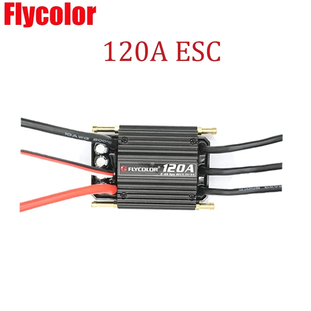 Flycolor 2-6S Lipo BEC 5.5V/5A Bürstenloser ESC 50A 70A 90A 120A 150A Geschwindigkeitsregler / Programmierkarte für RC-Bootsmodellteile