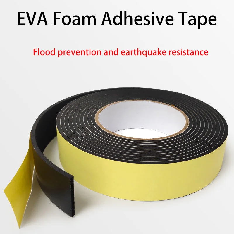 EVA Tape High Tack EVA Foam Tape - Single-Sided, Waterproof, Shockproof, Window Sealant Tape for Industrial Applications