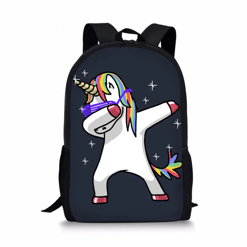 Einhorn Galaxie Planet drucken Schult aschen für Mädchen Jungen Schul rucksack Teenager täglich Tages rucksack Frauen Reisetasche Mode Bücher taschen