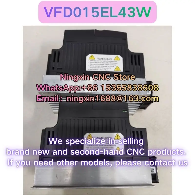 

Used VFD015EL43W Inverter Functional test OK Fast delivery