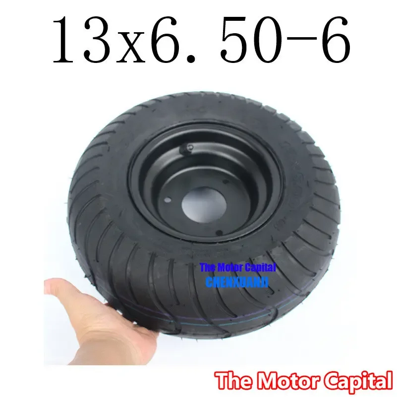 

13X6.50-6 Inch Wheel GO KART KARTING ATV UTV Buggy 13*6.50-6 Tire Tubeless Tyre with Hub