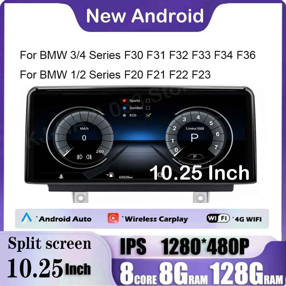 

Для BMW 3 4 серии F30 F31 F32 F33 F34 F36 1 2 серии F20 F21 F22 F23 Автомобильный 4G DSP IPS Радио Мультимедийный плеер GPS-навигация