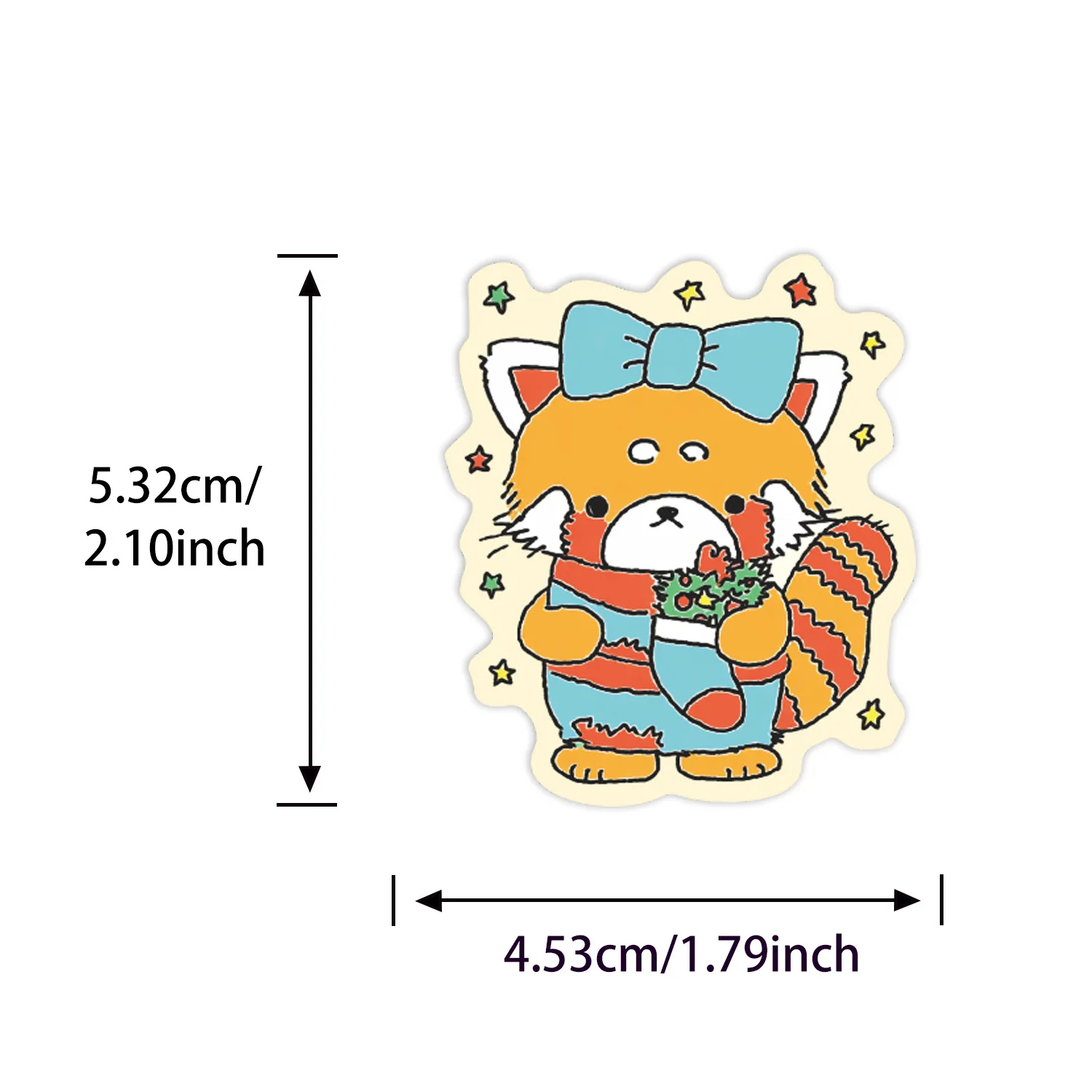 สติกเกอร์ลายกราฟฟิตี้คริสต์มาสสุดน่ารัก 10/50 ชิ้น ของเล่น DIY สร้างสรรค์สำหรับฤดูหนาว ใช้ตกแต่งขวด สมุดภาพ กระเป๋าเดินทาง สไตล์สวยงาม