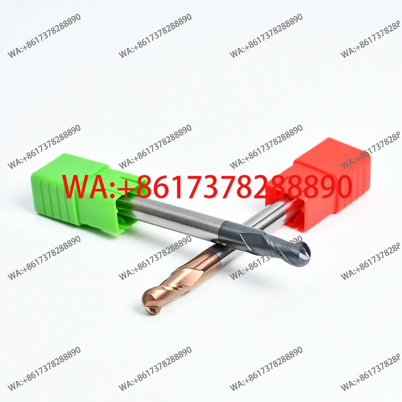 Ball head milling cutter 55 degrees extended wear-resistant 2-blade R2 R3 R5 R6 r10 alloy cnc CNC ball cutter
