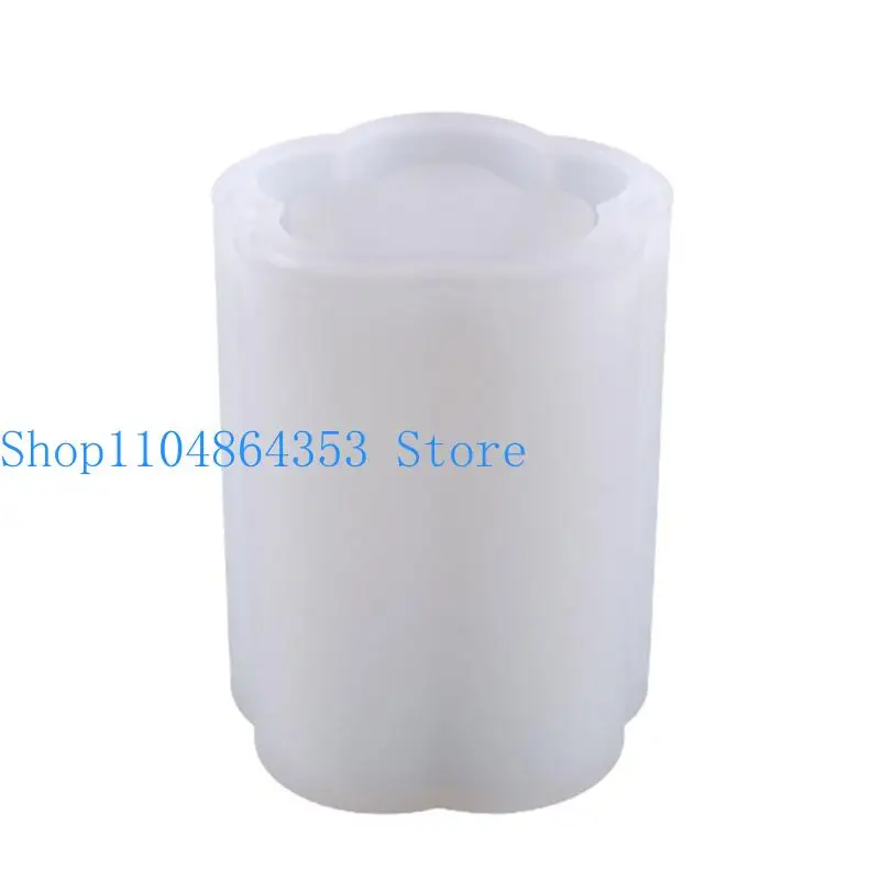 652F Silicone Molds for Epoxy Resin Moulds DIY Pen Holder Brushes Storage Planter Pot Jewelry Storage Bottle Casting Crafts