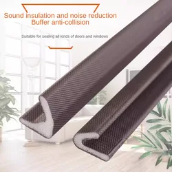 6M Pu V Type Self Adhesive Door Window Sealing Strip Soundproof Acoustic Seal Weather Stripping Gap Filler Window Hardware