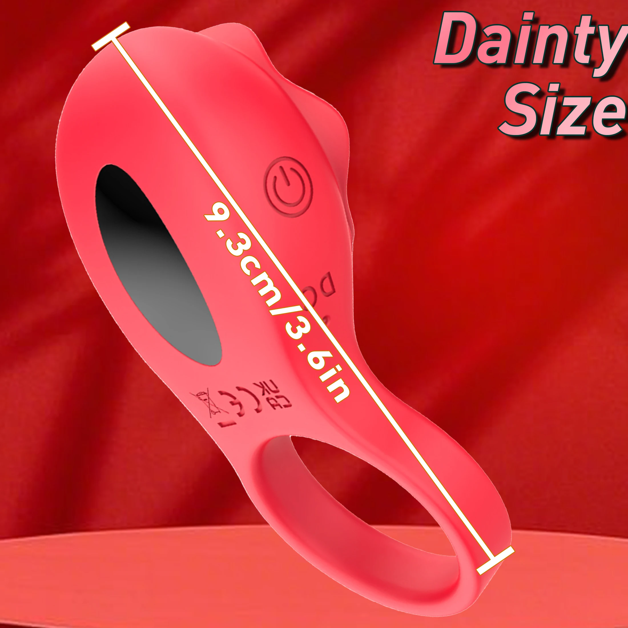 Vibrating Cock Ring with Rose Clitoral Stimulator, Pleasure Penis Ring Vibrator Couples Adult Sex Toys for Men Women, 7 Vibratio view 5