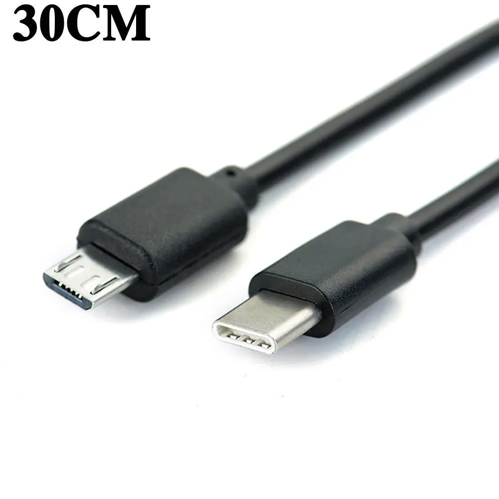 Type C Usb-c To For Micro Usb Cable For Huawei Micro B Usb Type C Cord Male To Male Compatible For Xiaomi Otg Cable