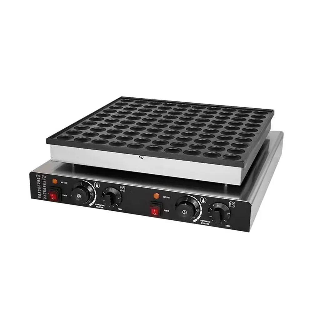 Commercial Electric เครื่องทําวาฟเฟิลไฟฟ้าเครื่องทําความร้อนครัวขนม Maquina De Fazer Lanche Hacer Tortitas