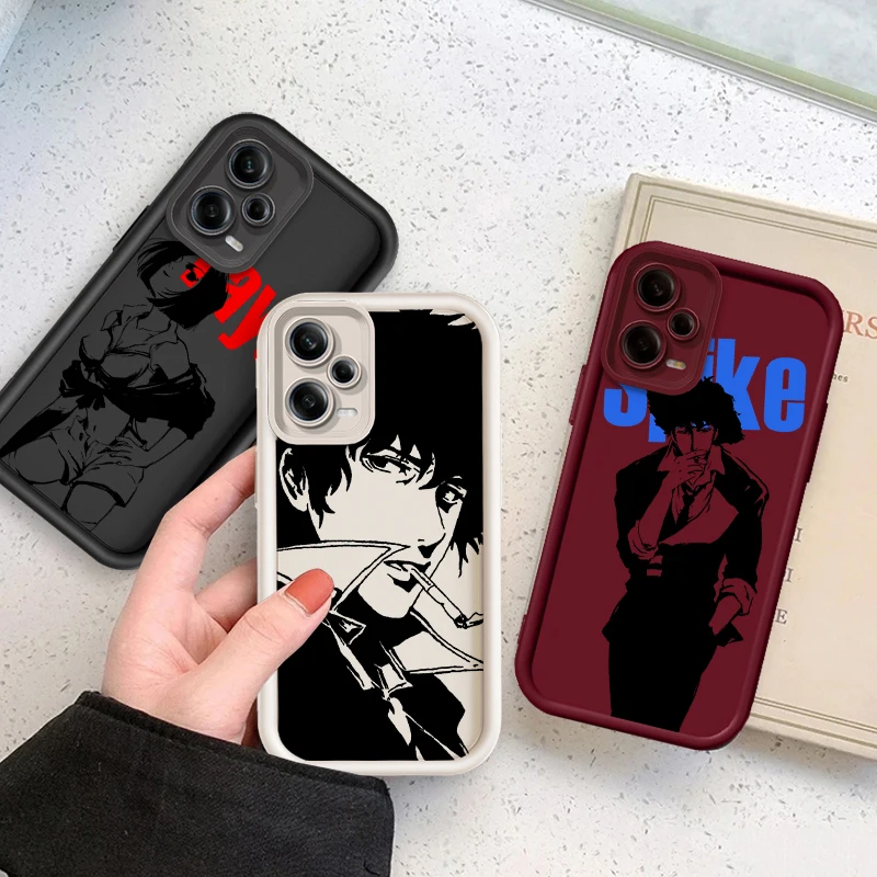 C-Cowboy Bebop Art Anime Eye Ladder For Xiaomi Redmi Note 13 12 12C 11 11S 10 10C 10A 9C 9A Pro 5G Cover Phone Case