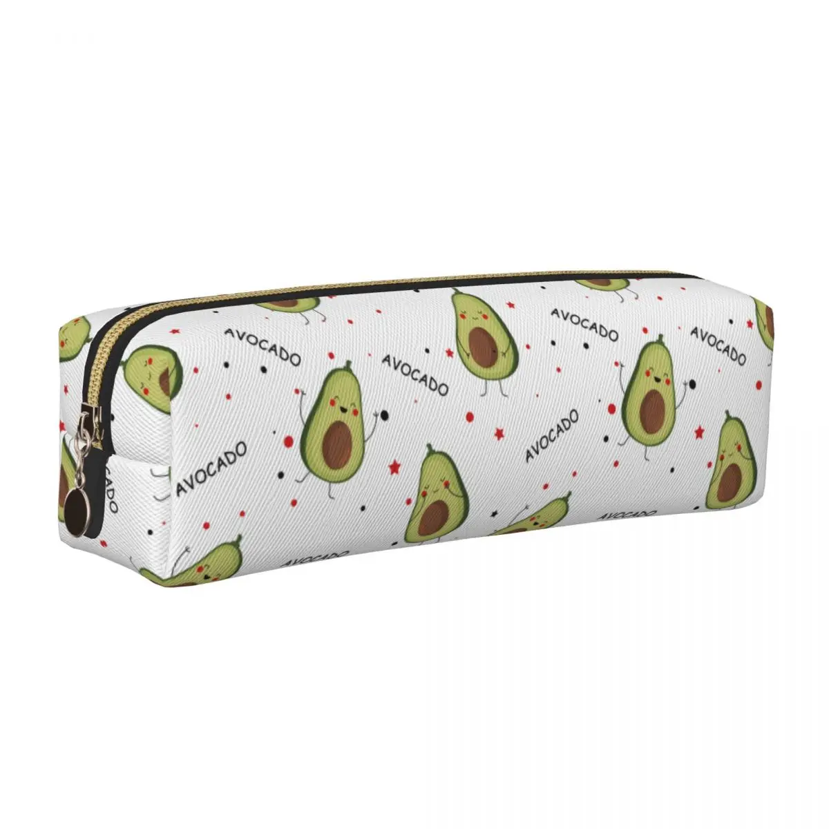 かわいいカワイイアボカドペンケース　おしゃれなアボカド愛好家向けペンボックスバッグ　女の子男の子用大容量収納　学校用品ギフト　ペンポーチ
