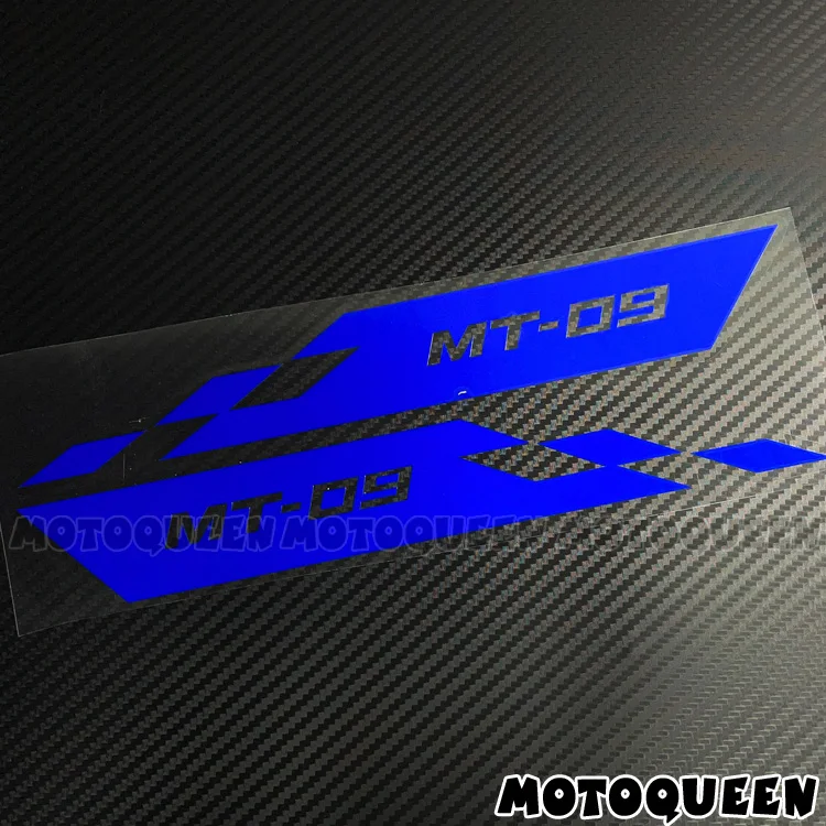 2X Motorcycle Fairing Tank Pad Reflective Decals Label Stickers Set for MT-07 09 10 01 25 03 MT07 MT09 SP MT10 MT25 MT03 MT01