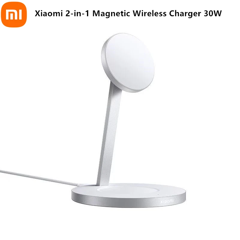 

Xiaomi Mi 2-in-1 Magnetic Wireless Charger 30W For Xiaomi 17/15/14/13 Series 7.5W For iPhone And 5W Earphones Charger
