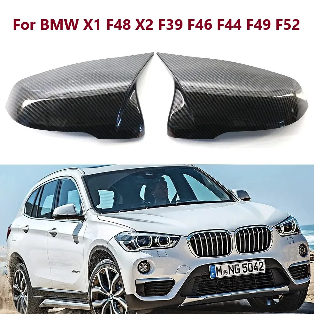 

For BMW F44 Active F40 X1 F48 F49 F39 X2 Side RearView Mirror Shell Pair M Style Car Side Door Rea rview Side Mirror Cover Cap