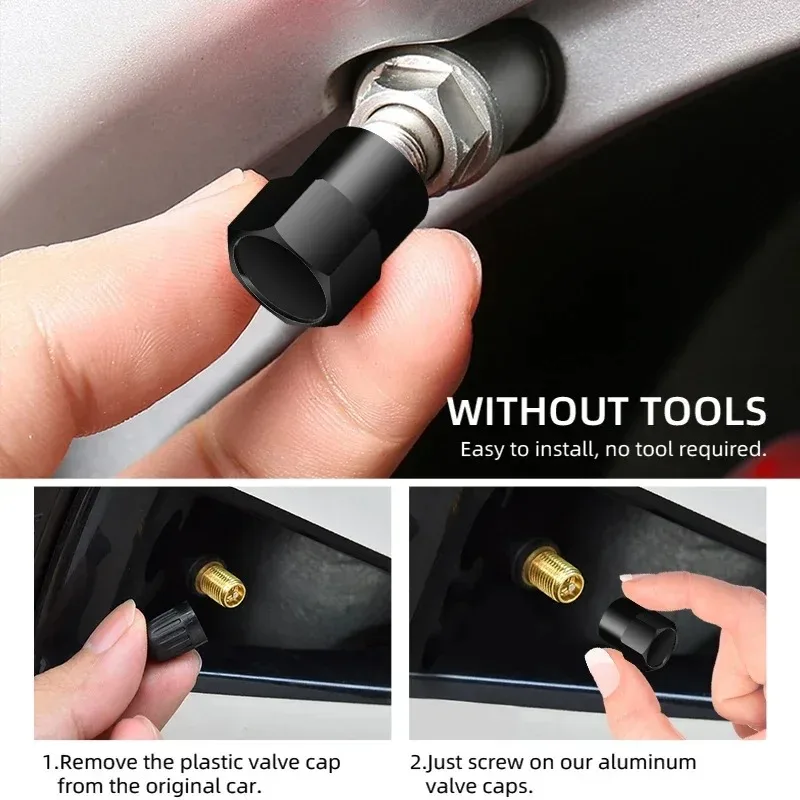 4 قطعة عجلة السيارة صمام الإطارات قبعات الجذعية الحال بالنسبة شعار السيارات التصميم لشروليه سيلفرادو إمبالا ماليبو كروز شعارات اكسسوارات