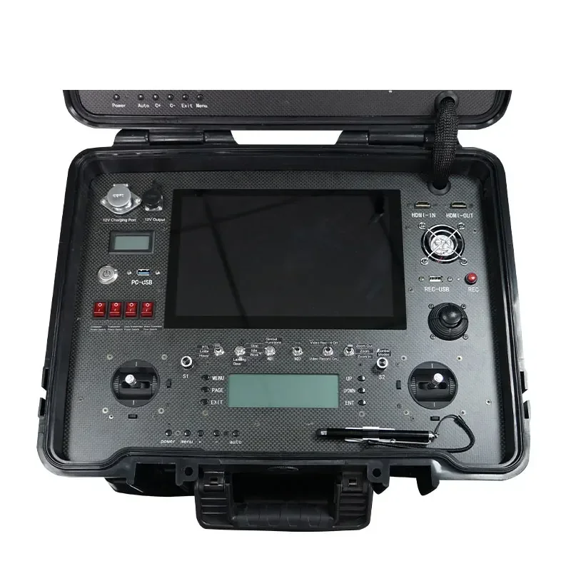 YYHC FOXTECH GS03 drone i7 computer ground control station GCS remote control drone radio controller three screens