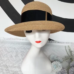 Fashion Sun Hat for Women Summer Breathable Wide Brim Beach Cap UV Protection Casual Cap Ladies Outdoor FoldableTravel Straw Hat