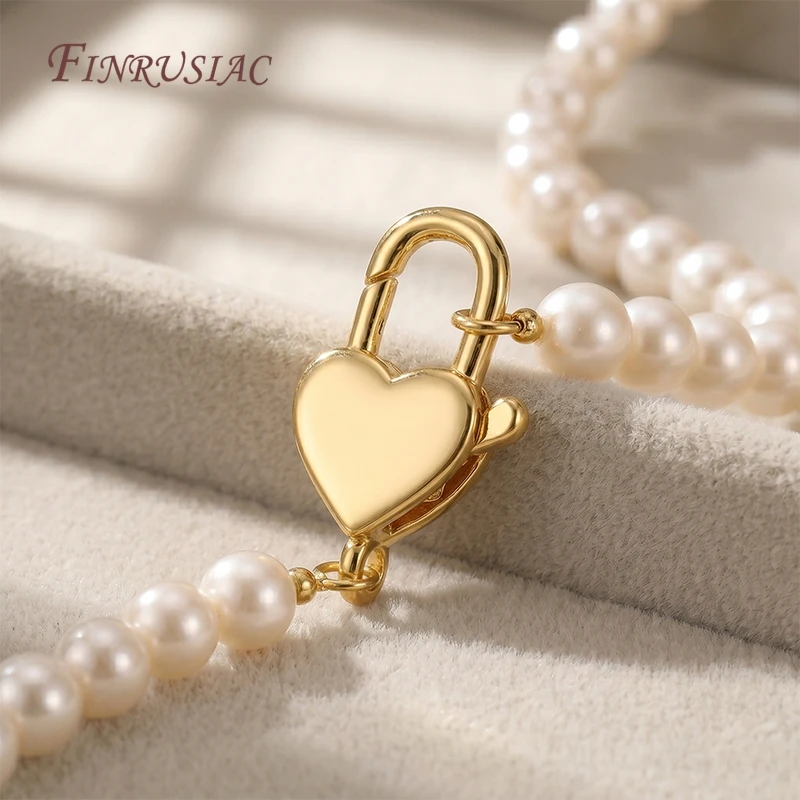 18K Gold Plated Mini Heart Spring Clasp,Lobster Clasp DIY Jewelry Making Findings Necklace Bracelet Connector Hook Accessories view 2