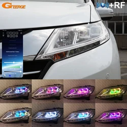 For Honda Odyssey RC RC1 RC2 RC4 Multi Color RGB Led Angel Eyes Hex Halo Rings Dynamic Sequential Revolving Turn Signal Lights