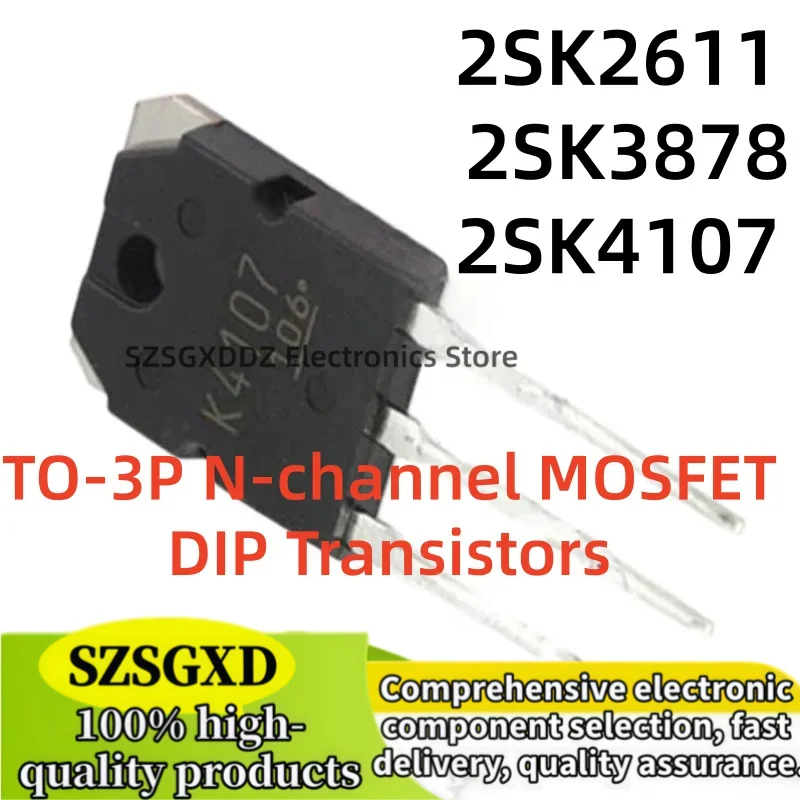 10-20Uds TO-3P 9A 900V K2611 K3878 K4107 2SK2611 2SK3878 2SK4107 N-channel MOSFET DIP Transistors Welding Machine Switch Tube
