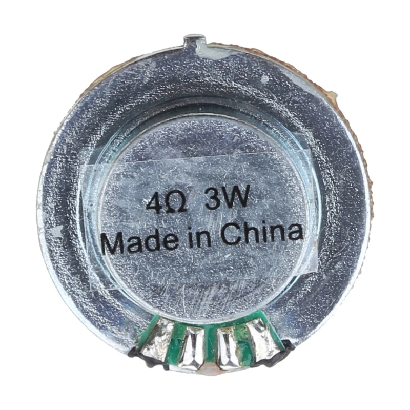 QX2B 2 ชิ้น 4 โอห์ม 27 มม. 3 วัตต์สำหรับเสียงสะท้อนการสั่นสะเทือนของลำโพงสเตอริโอเสียงที่มีความเที่ยงตรงสูง