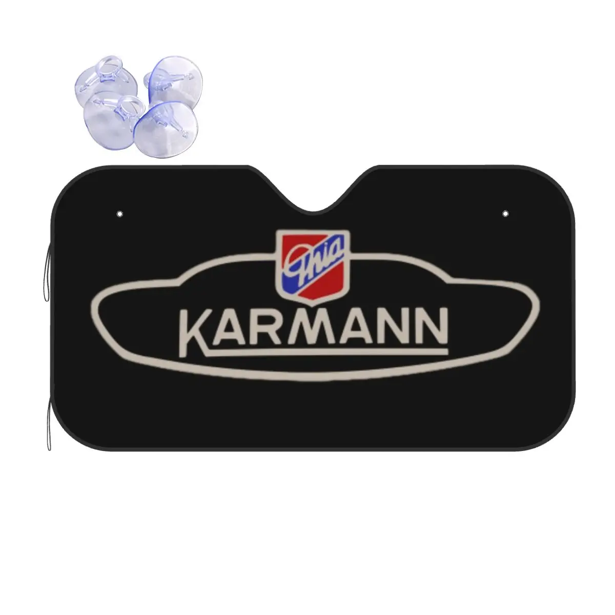 

Karmann Ghia Emblem Sunshade Windscreen Car Front Windshield Window Sun Visor Accessories Covers